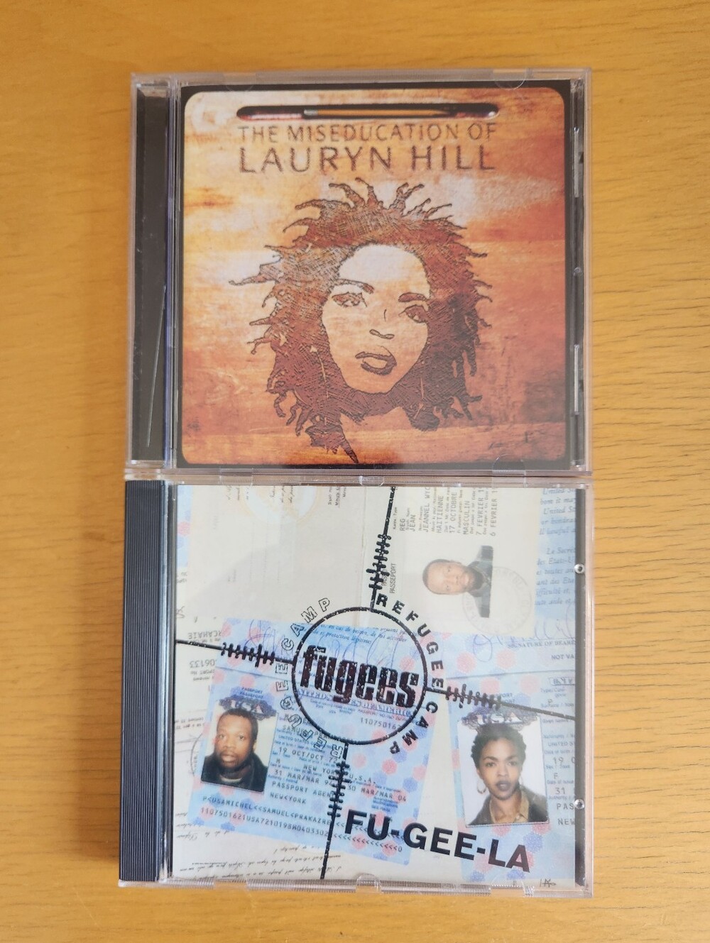 Lauryn Hill "The Miseducation Of", Fugees "Fu-Gee-La" 90s CDs (Lot of 2)